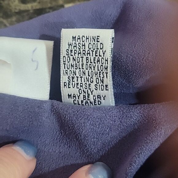 Chico’s Design Lavender button down shirt, Size 3 - Picture 4 of 4